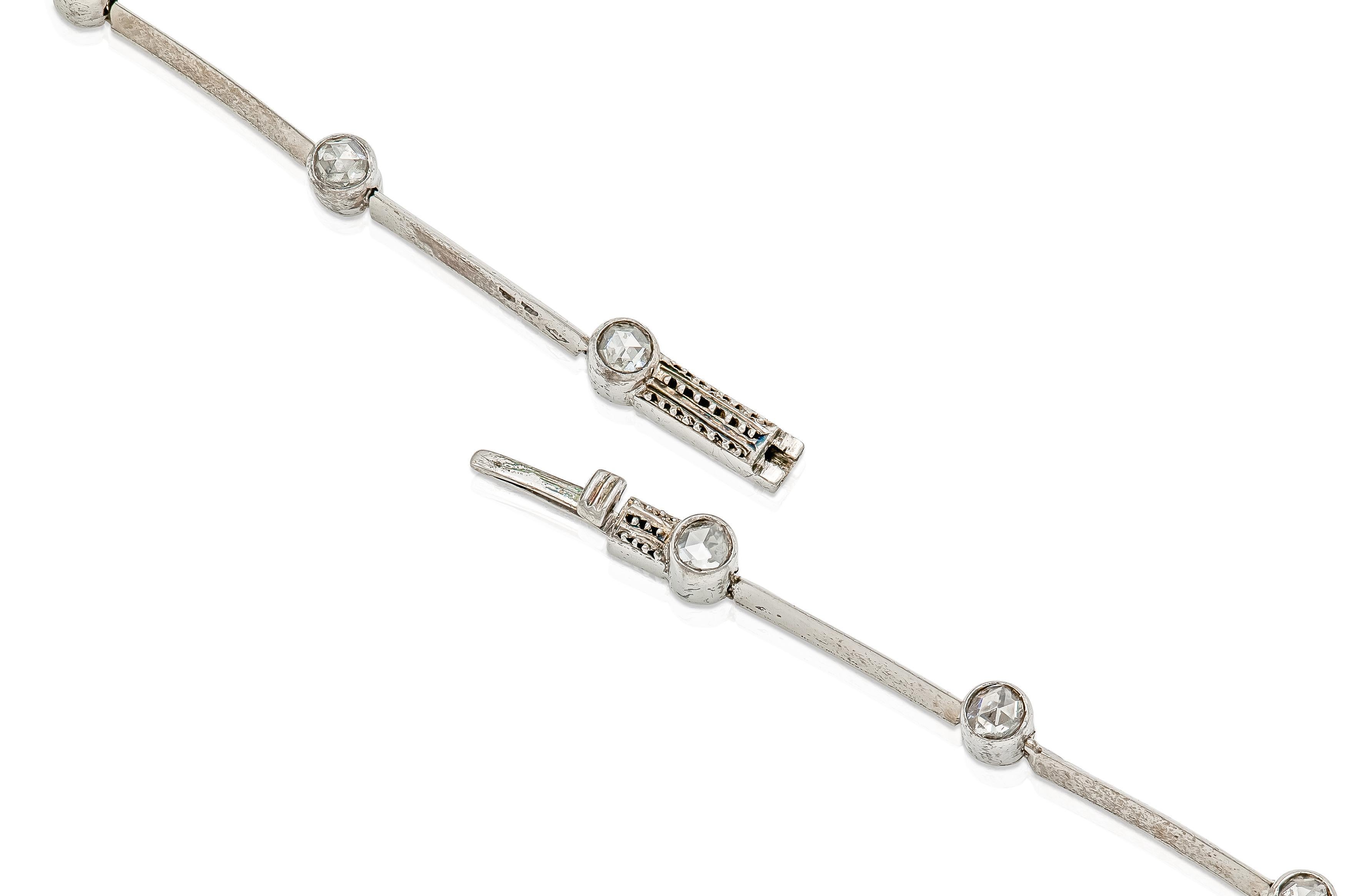 Taille vieille Europe Antique collier victorien à diamants de 10.00 carats en vente