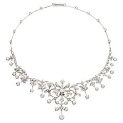 Antique Victorian 10.00 Carat Diamond Necklace