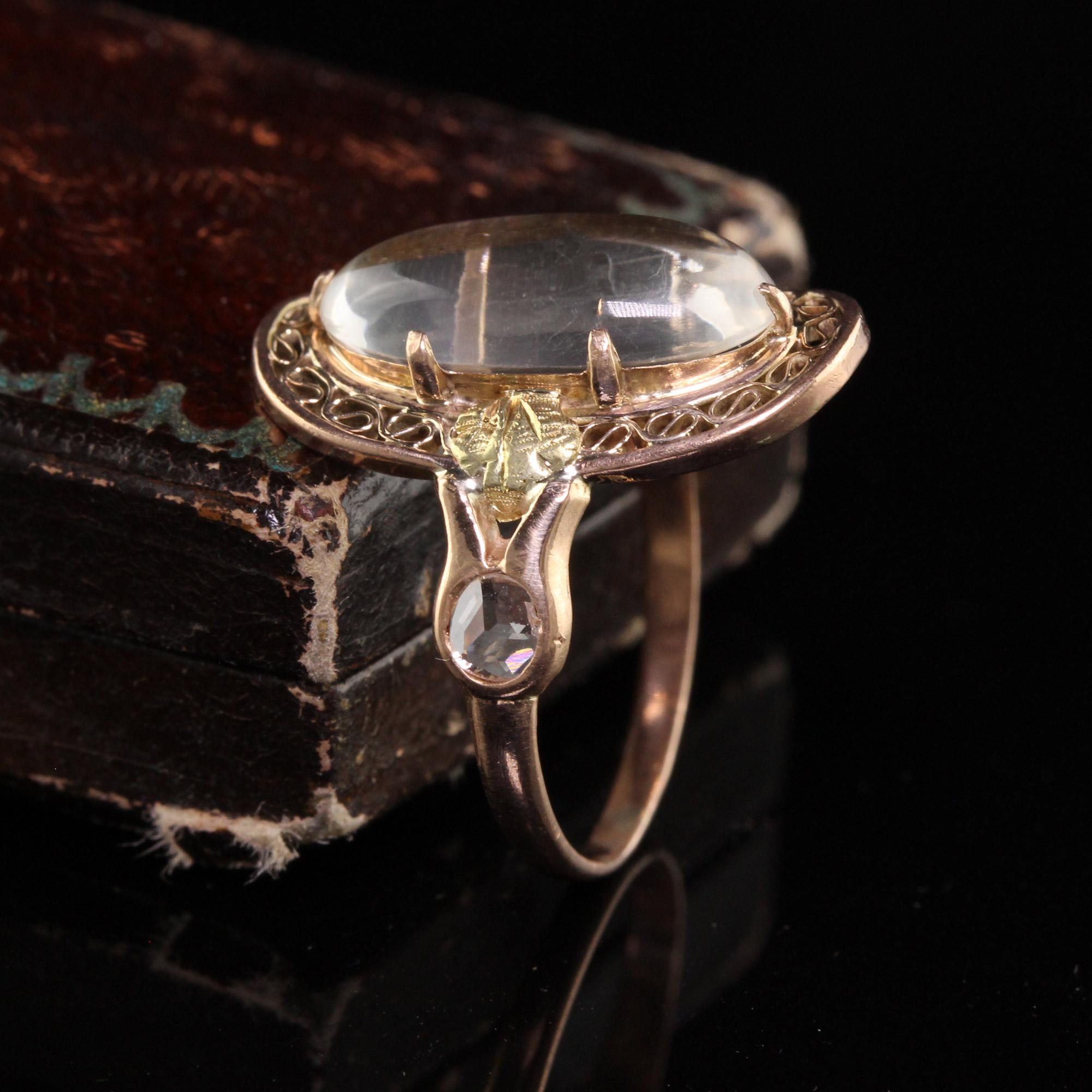 victorian moonstone ring