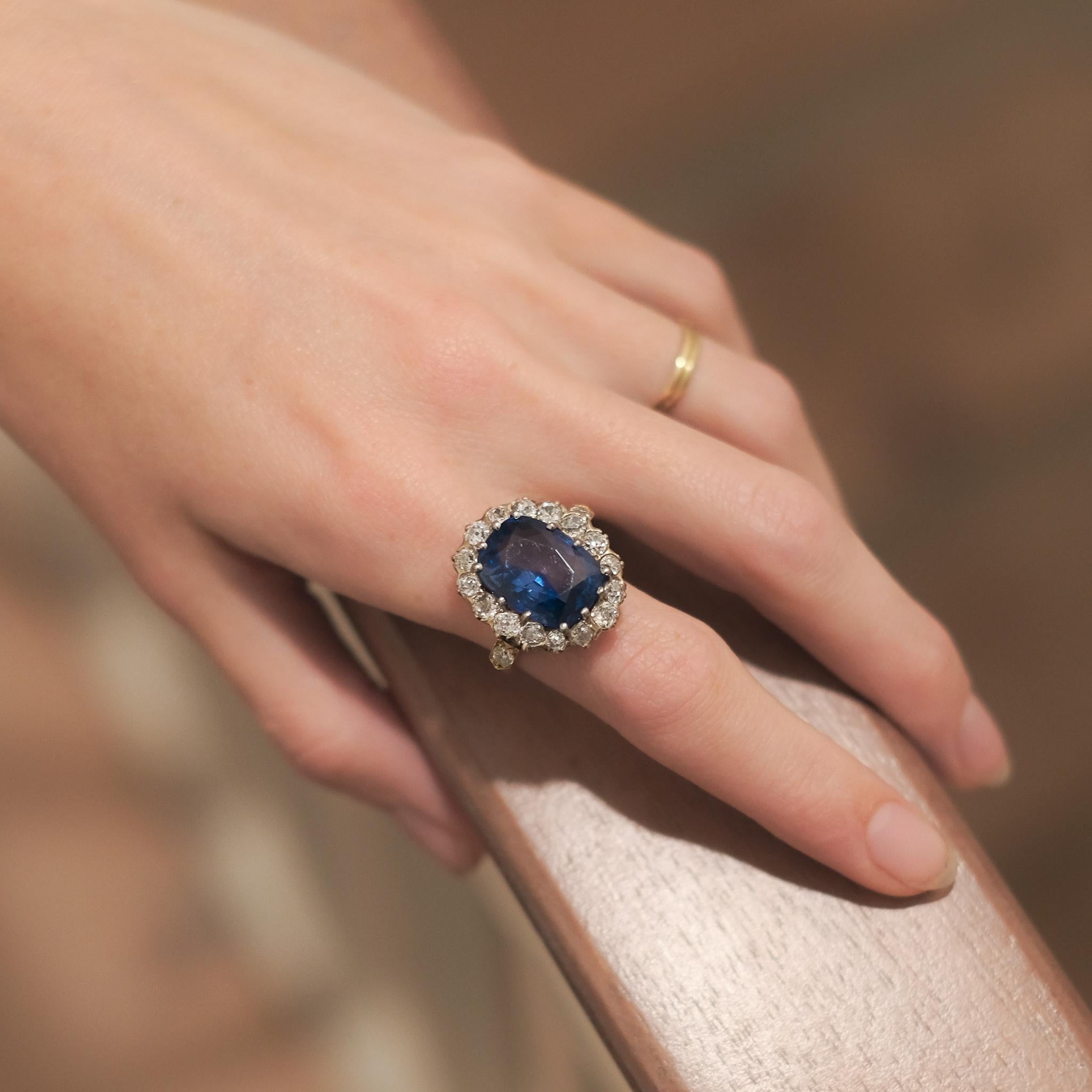 victorian antique sapphire rings