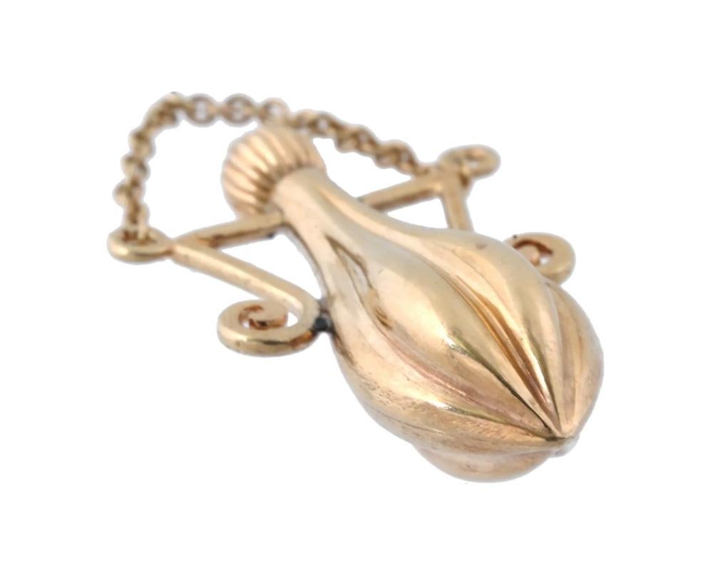 Charm pour bouteille de parfum en or 14 K K ancienne et victorienne Bon état - En vente à New York, NY