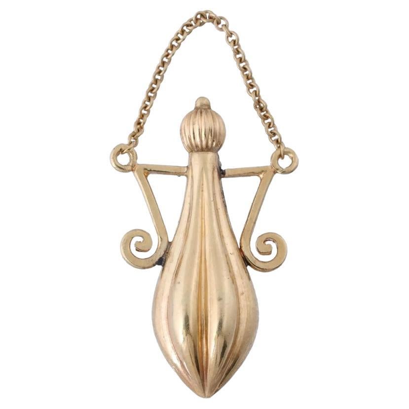 Antique Victorian 14 K Gold Perfume Bottle Charm