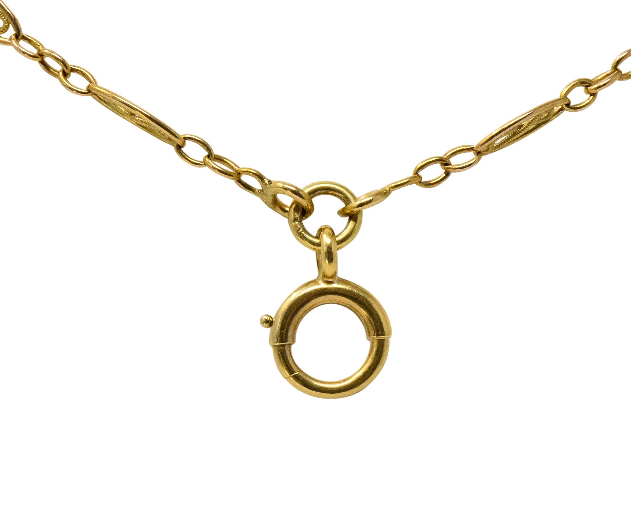 gold rope chain necklace