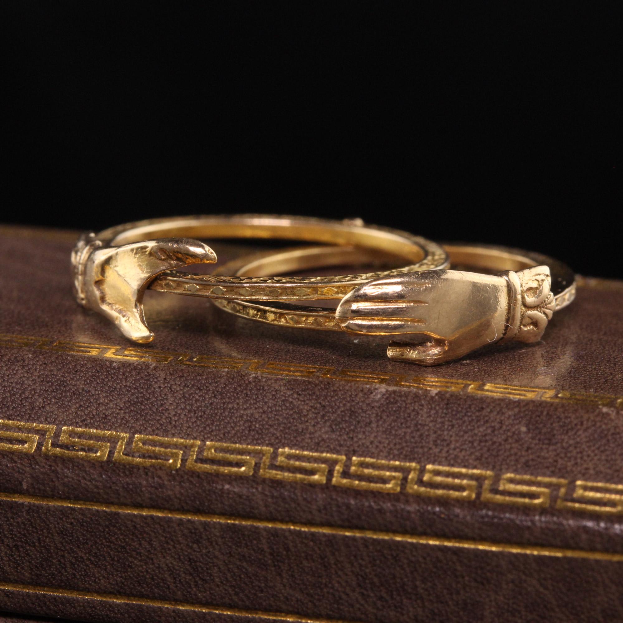 victorian hand ring