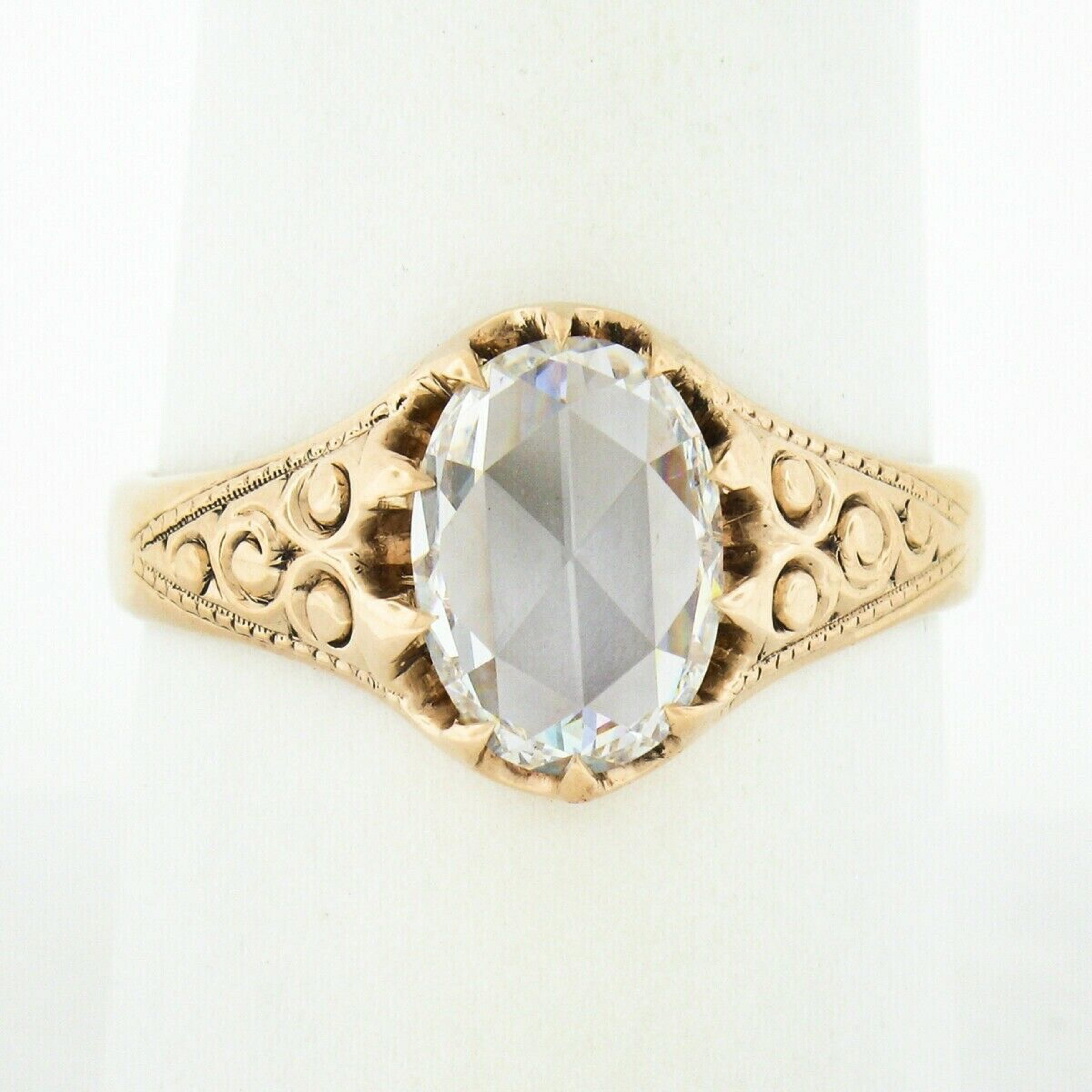 antique cut oval diamond