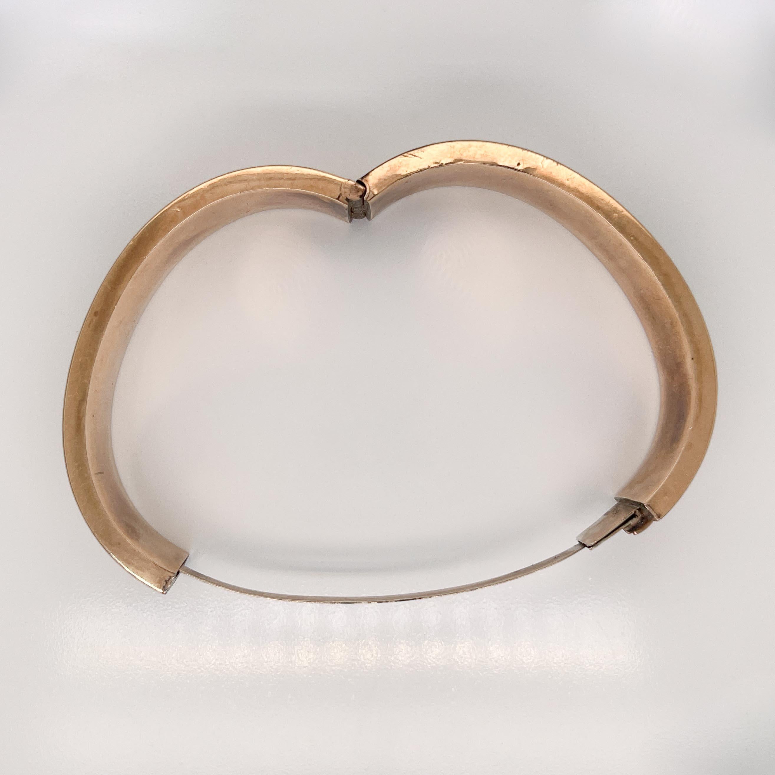 Antikes viktorianisches Trauerarmband aus 14 Karat Gold und schwarzer Emaille 6