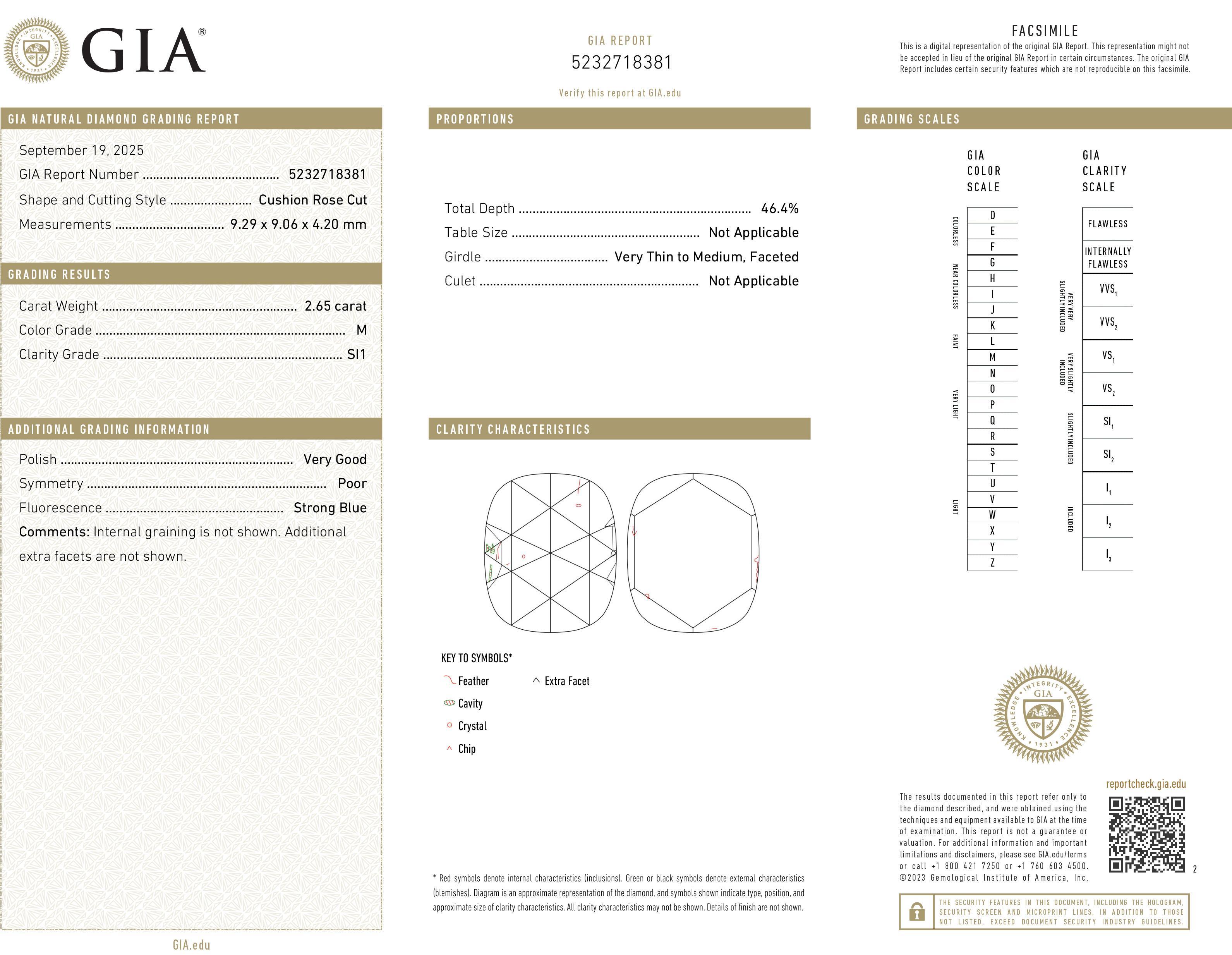 Bague de fiançailles victorienne ancienne en or 14K à filigrane de diamants taillés en rose - GIA en vente 5