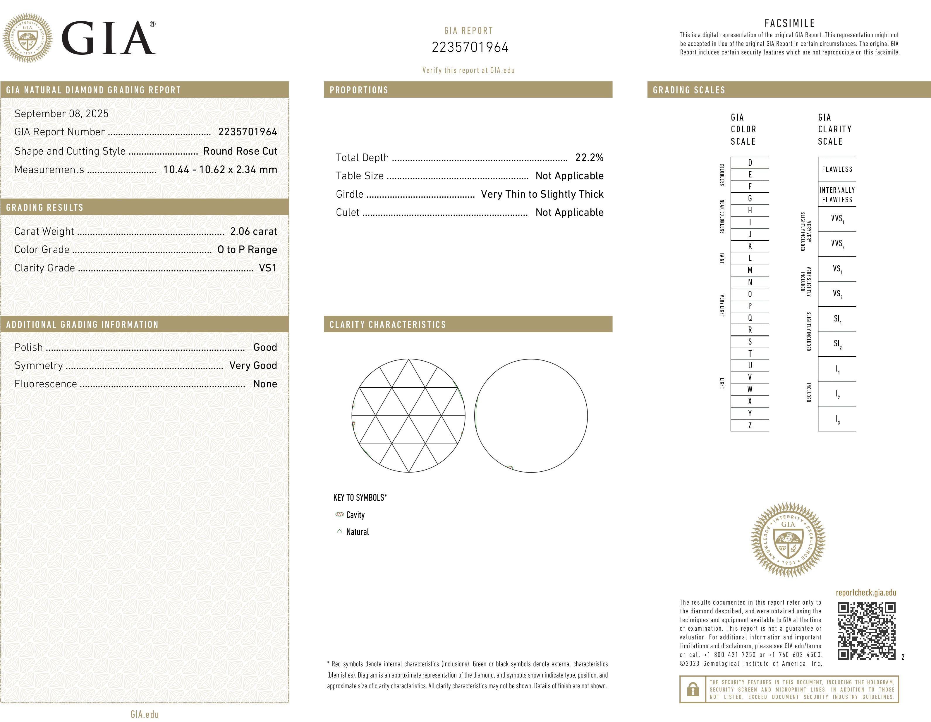 Bague de fiançailles victorienne ancienne en or 14K à filigrane de diamants taillés en rose - GIA en vente 5