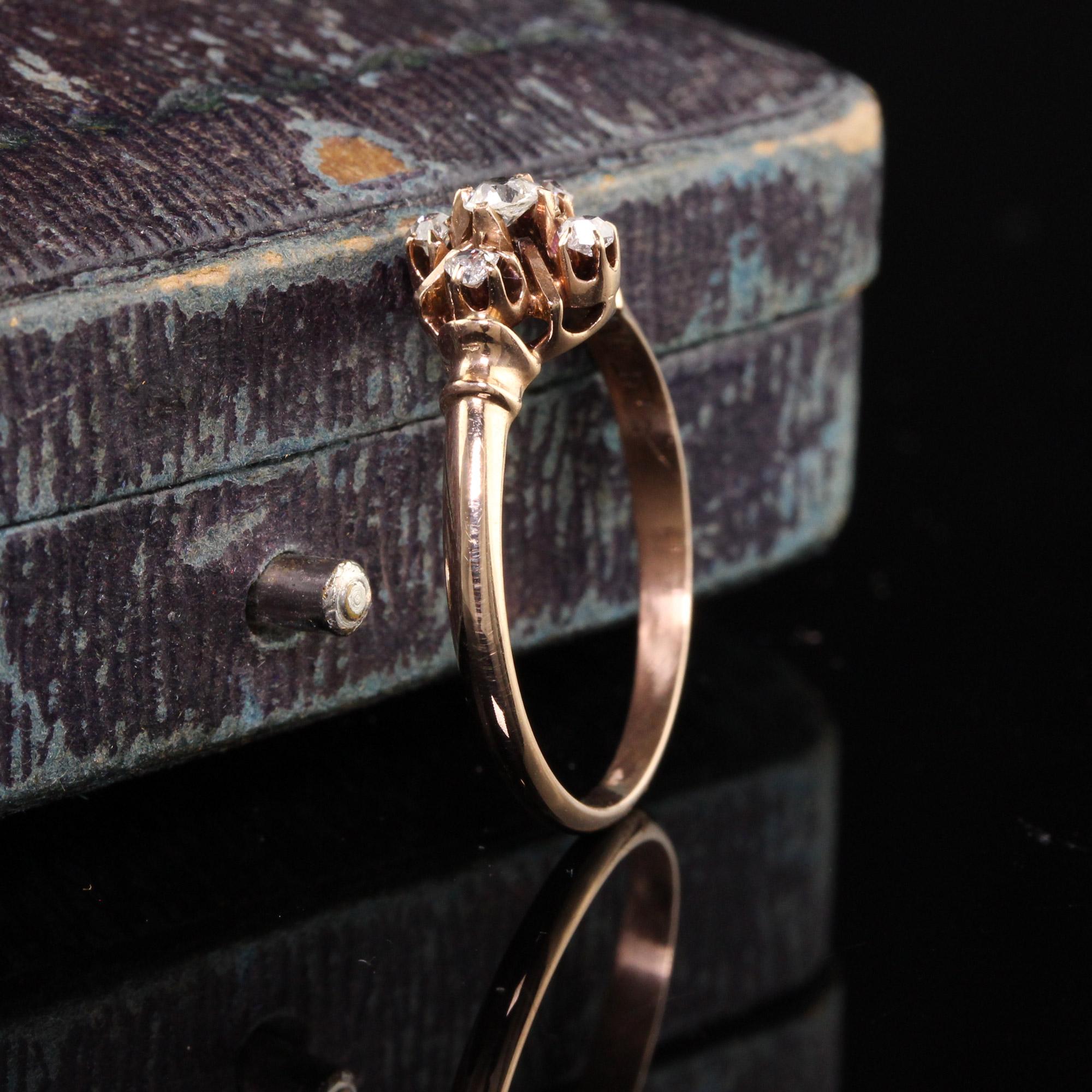 victorian rose gold ring