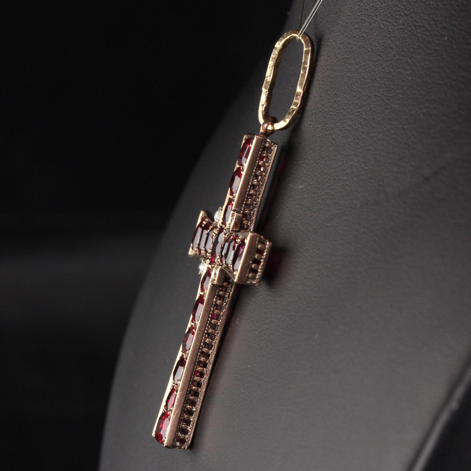 cross with gemstones