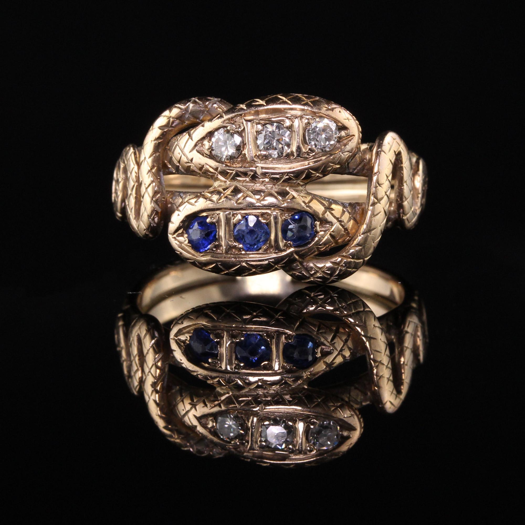 antique snake ring