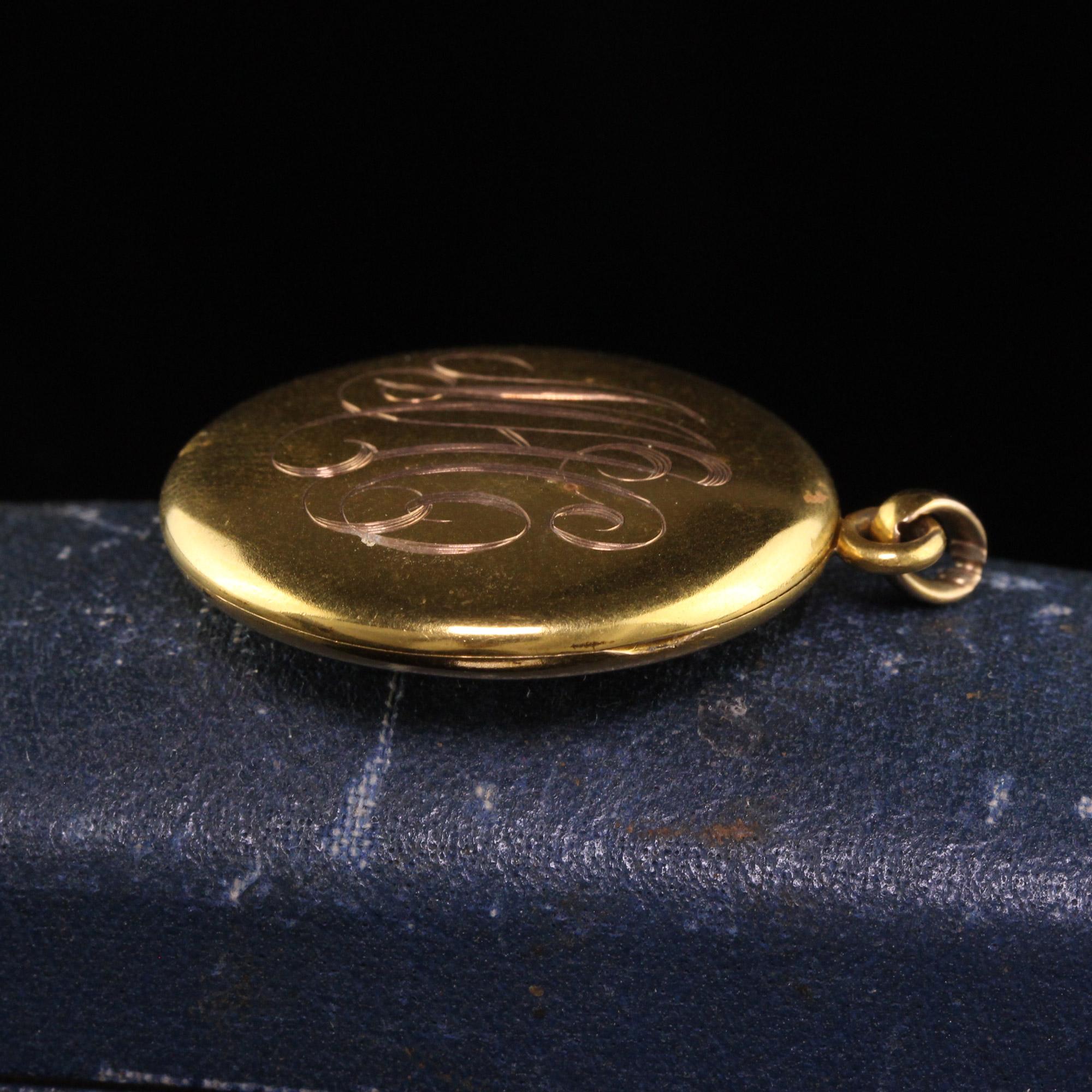 10k gold locket