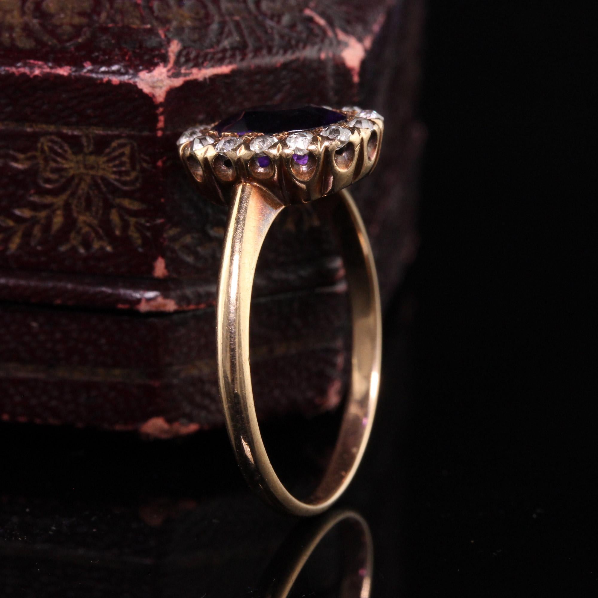 vintage amethyst engagement ring