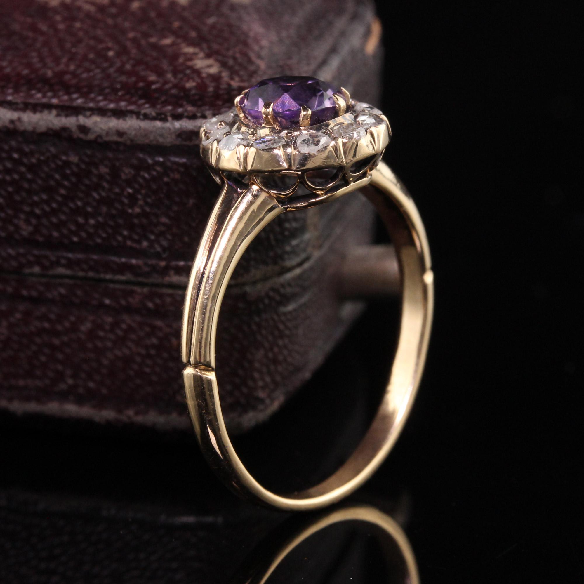 amethyst wedding ring