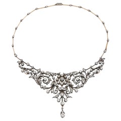 Antique Victorian 15.00 Carat Diamond Necklace