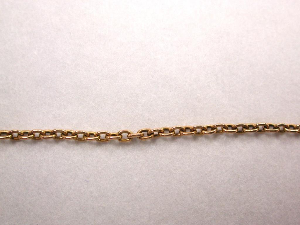 Antikes viktorianisches 15 Karat Gold Medaillon und Kette datiert, um 1880 im Zustand „Gut“ im Angebot in London, GB