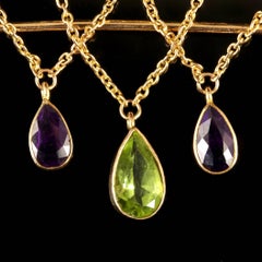 Antique Victorian 15 Carat Suffragette Brooch, circa 1900