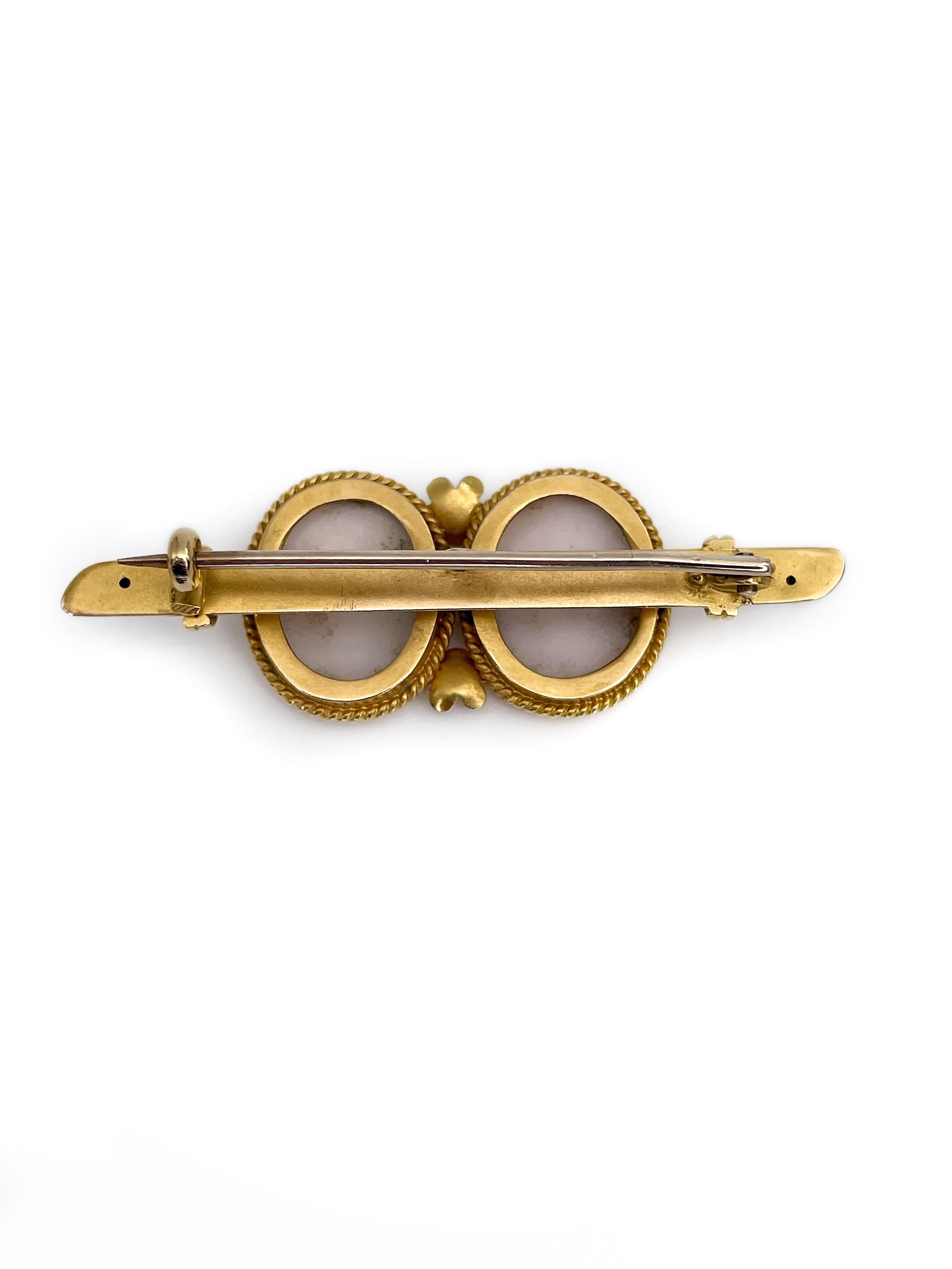 antique bar brooch