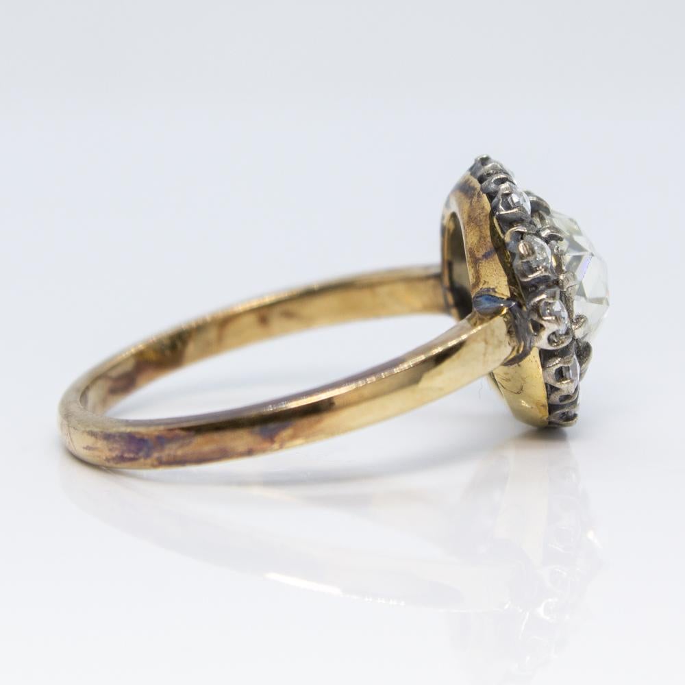Antique Victorian 18 Karat Gold 1.5 Carat Diamond Ring 1