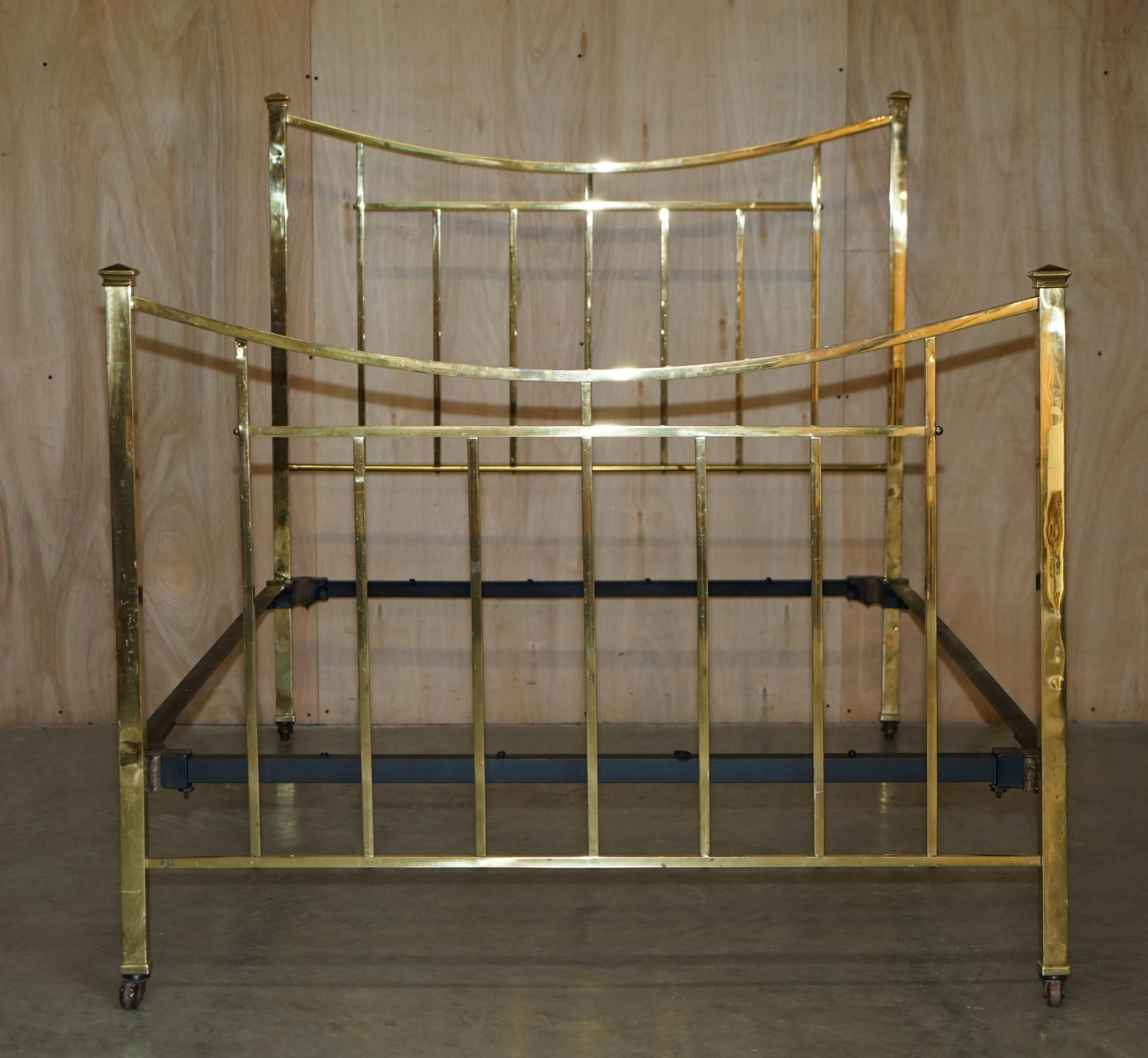 Royal House Antiques

Royal House Antiques is delighted to offer for sale this very rare original circa 1840 Victorian Brass double bed frame with period porcelain castors 

Please note the delivery fee listed is just a guide, it covers within the