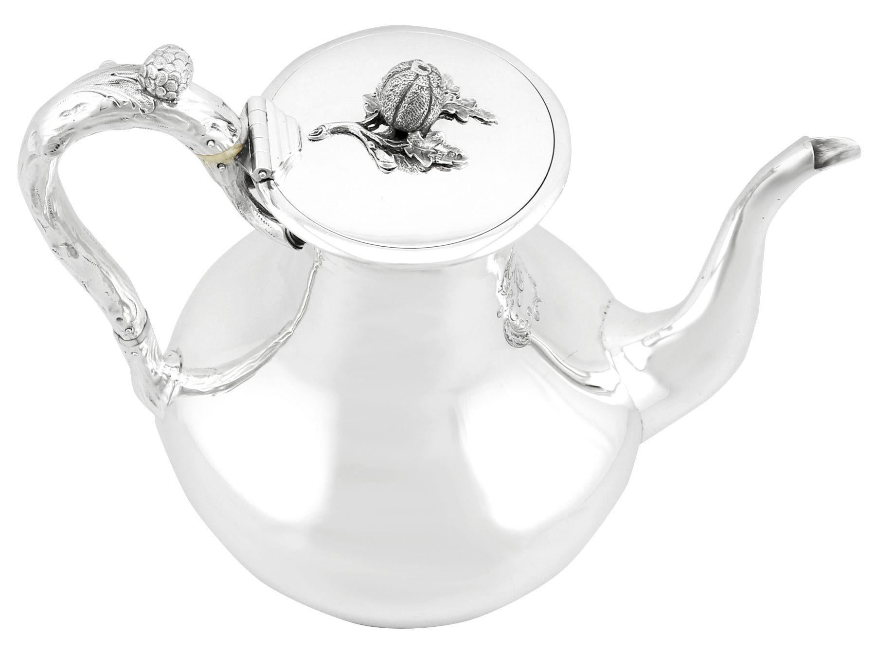 Cafetera inglesa victoriana de plata de ley en Excelente estado para la venta en Jesmond, Newcastle Upon Tyne