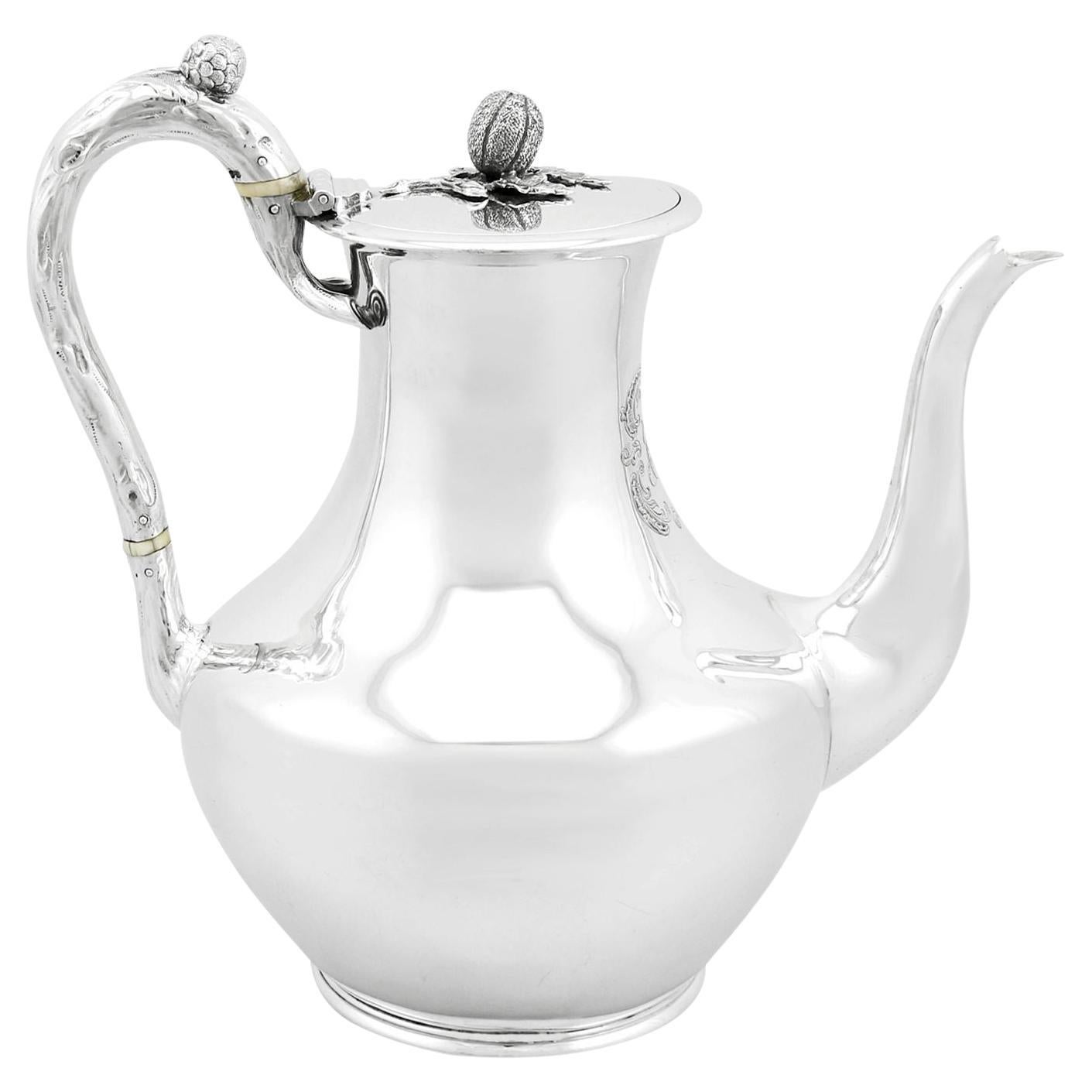 Victorian Sterling Silver Coffee Pot