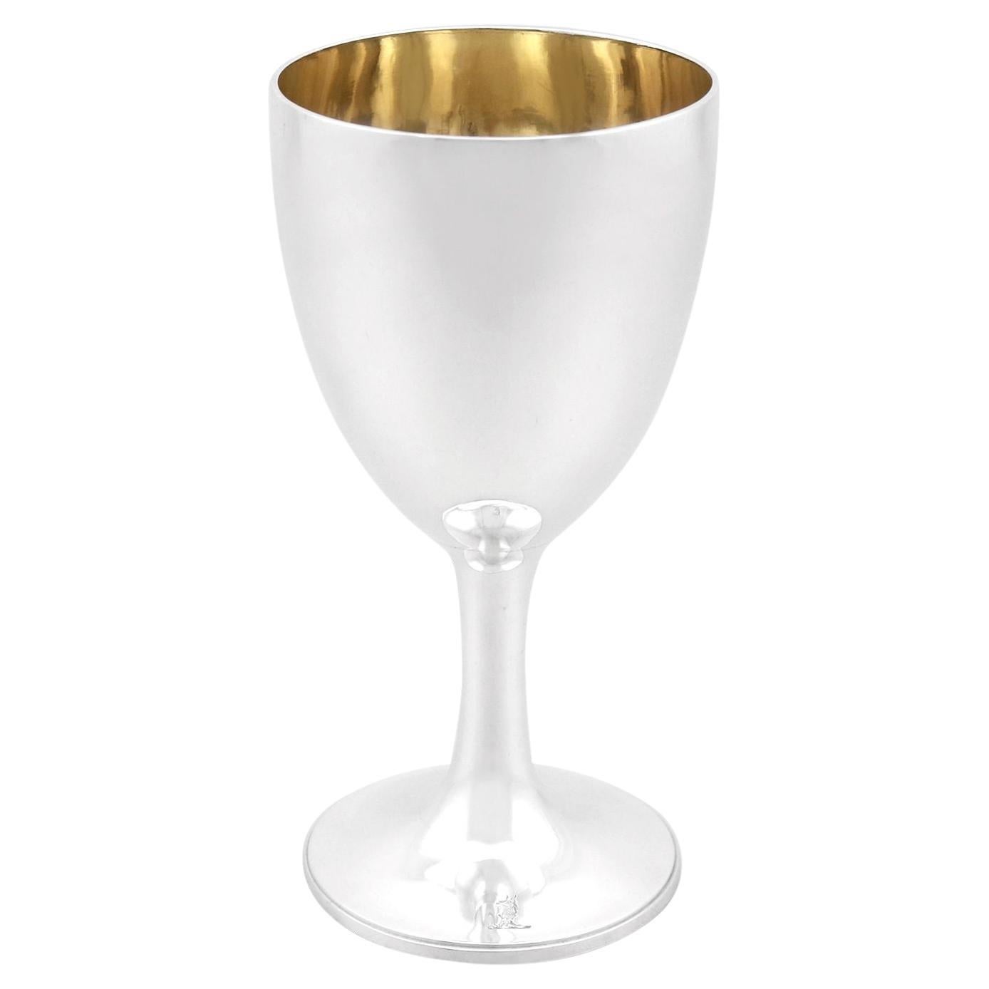 Victorian 1856 Sterling Silver Goblet