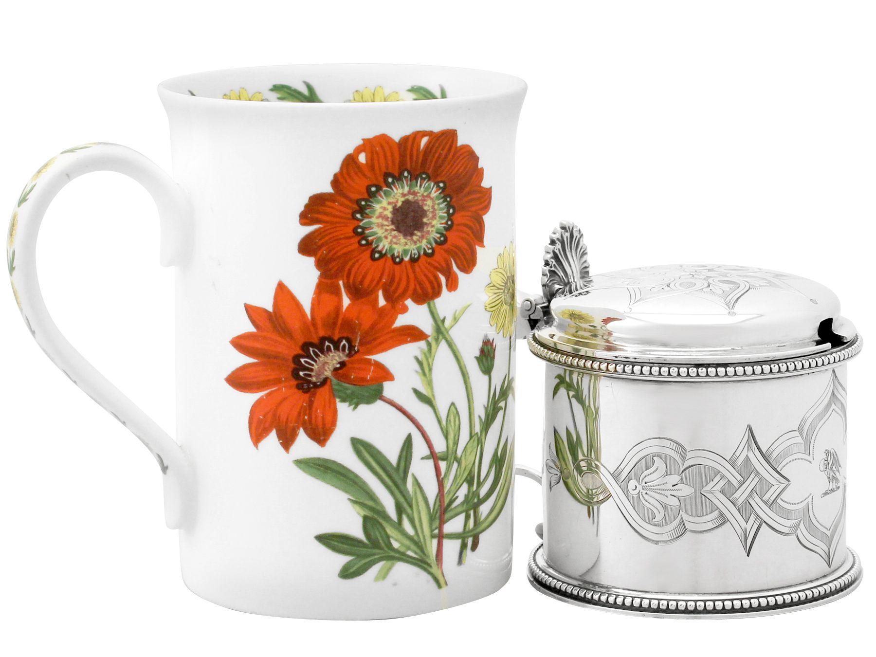 Mustard Pot victoriano de plata de ley de Edward & John Barnard en Excelente estado para la venta en Jesmond, Newcastle Upon Tyne