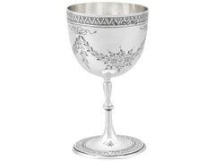 Victorian 1867 Sterling Silver Goblet