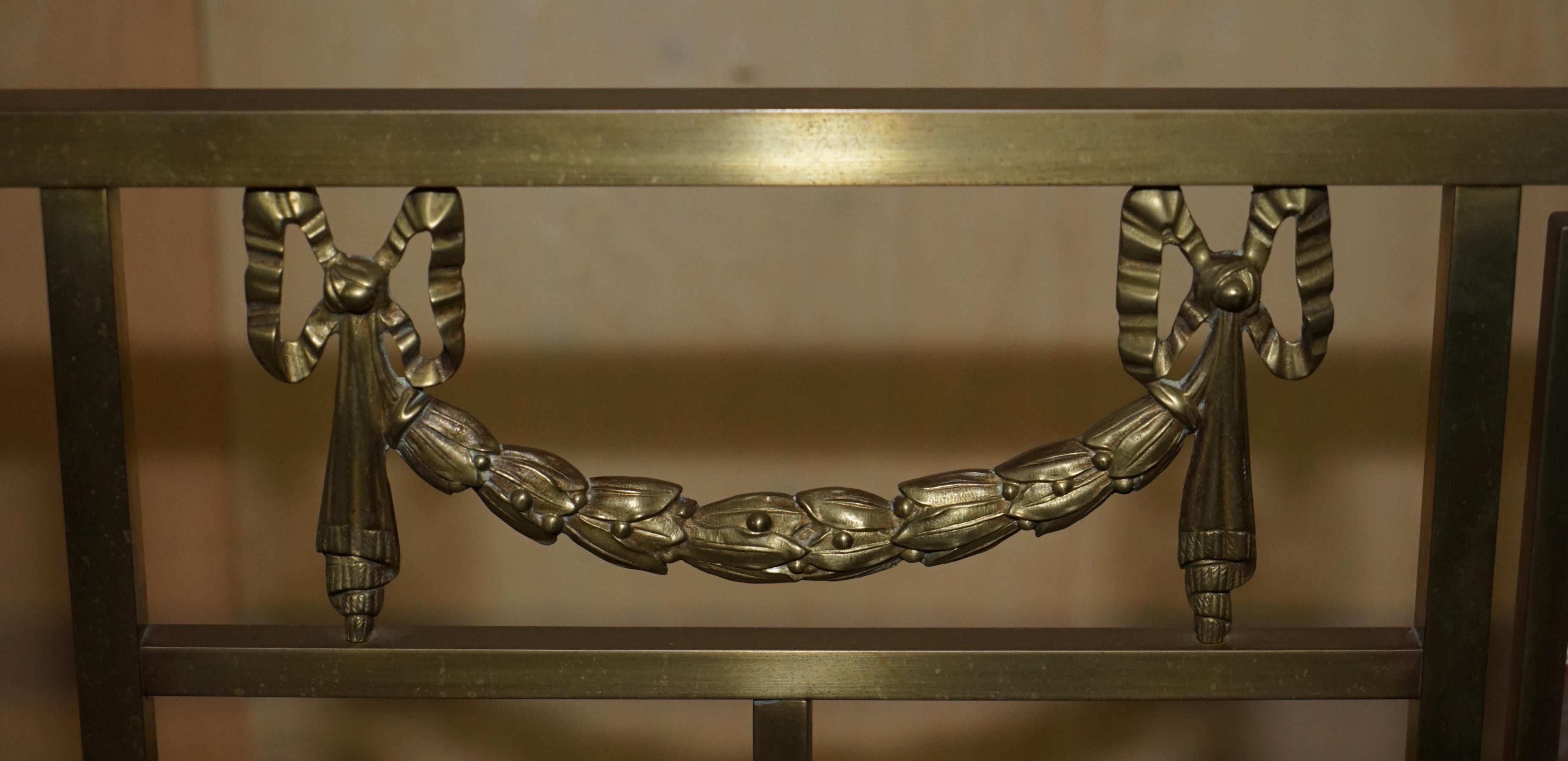 antique solid brass bed