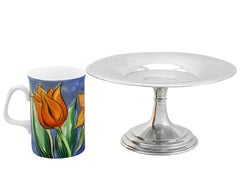 Victorian Sterling Silver Tazzas Centrepiece Dishes