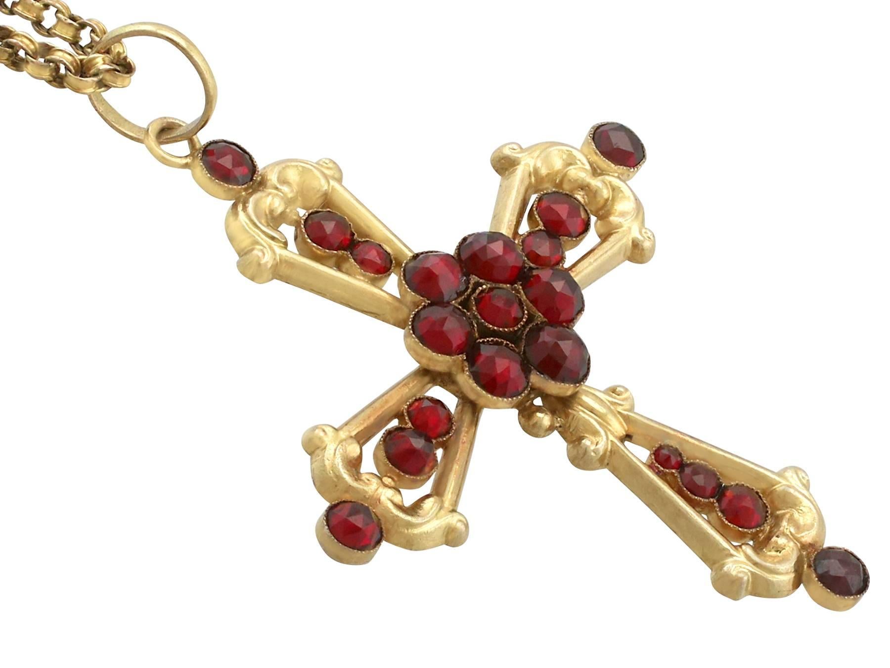 victorian cross necklace