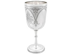 Victorian 1895 Sterling Silver Goblet