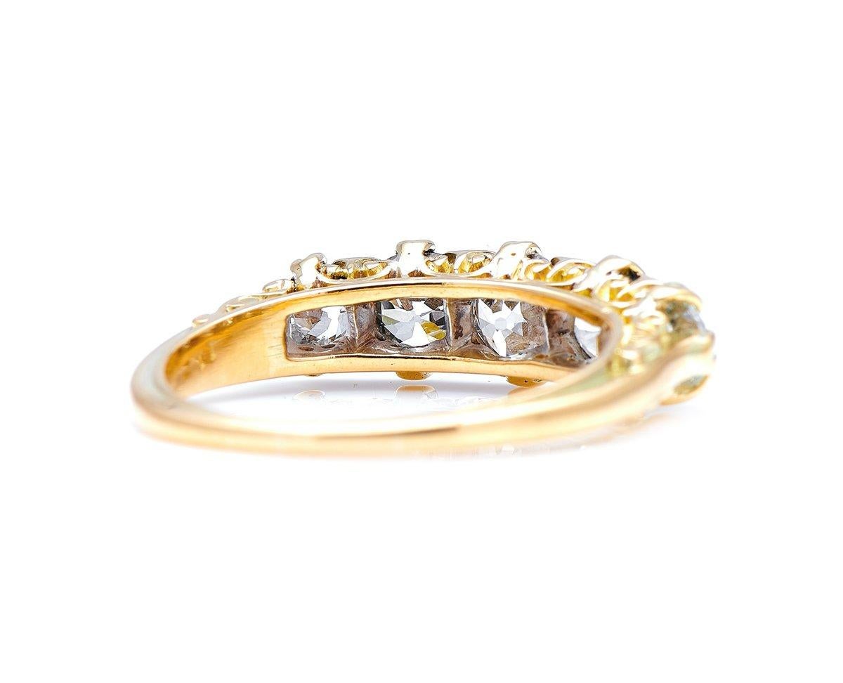 victorian 5 stone diamond ring