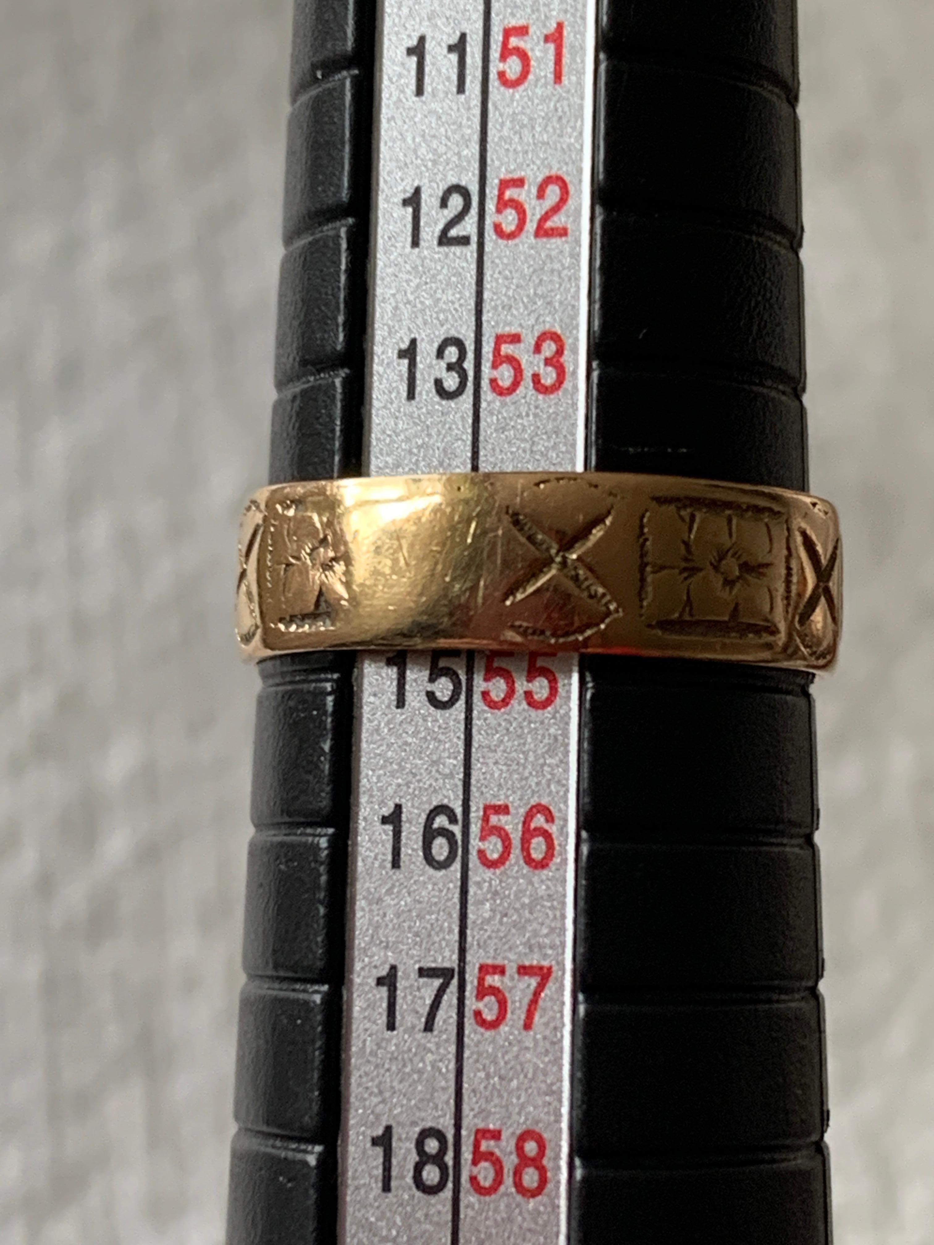 Anillo Victoriano Antiguo de Oro Rosa de 18 ct en venta 6