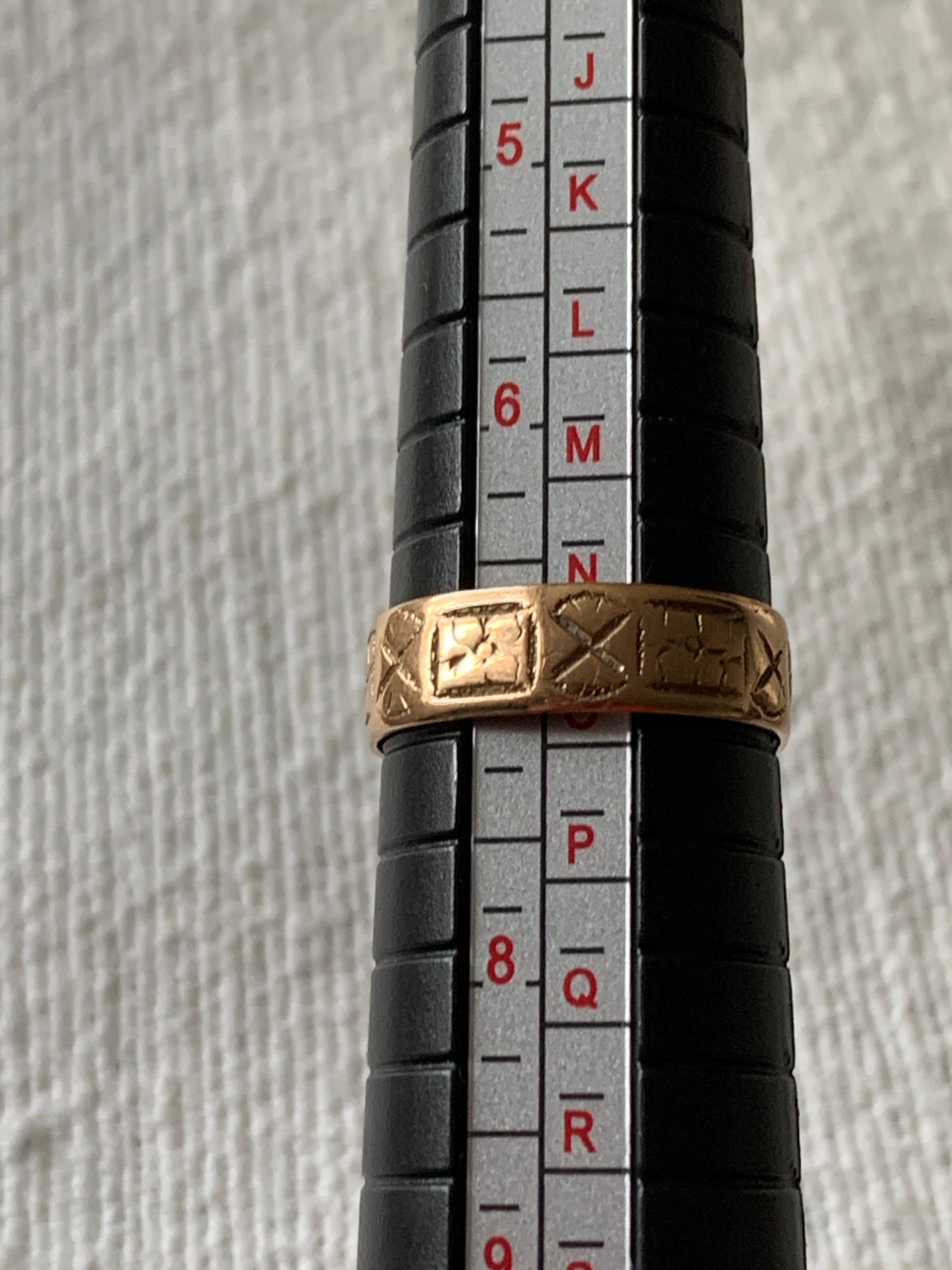 Anillo Victoriano Antiguo de Oro Rosa de 18 ct en venta 5