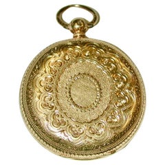 Used Victorian 18 Ct Hunter Pocket Watch, Hallmarked in Chester, 1867