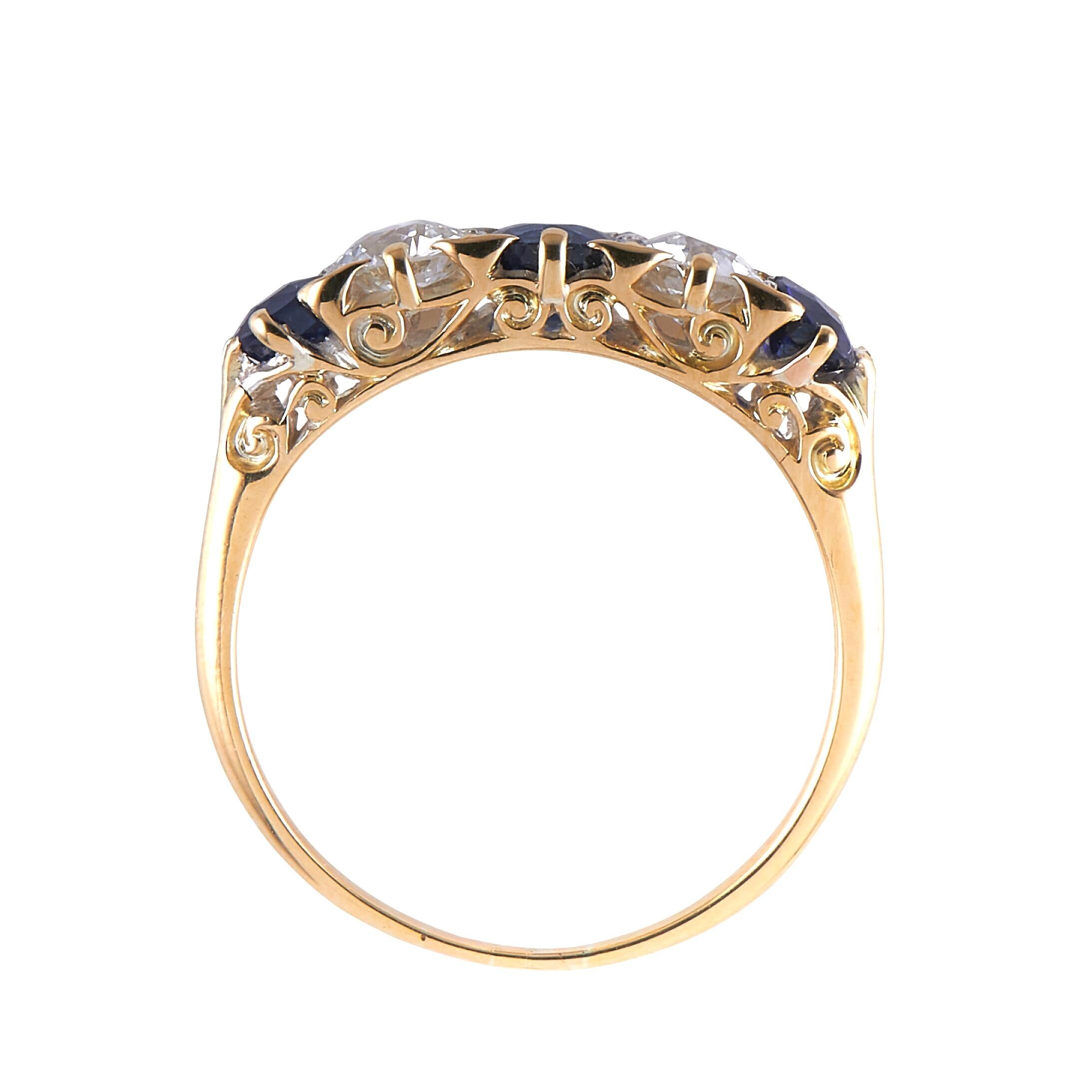 18ct sapphire ring
