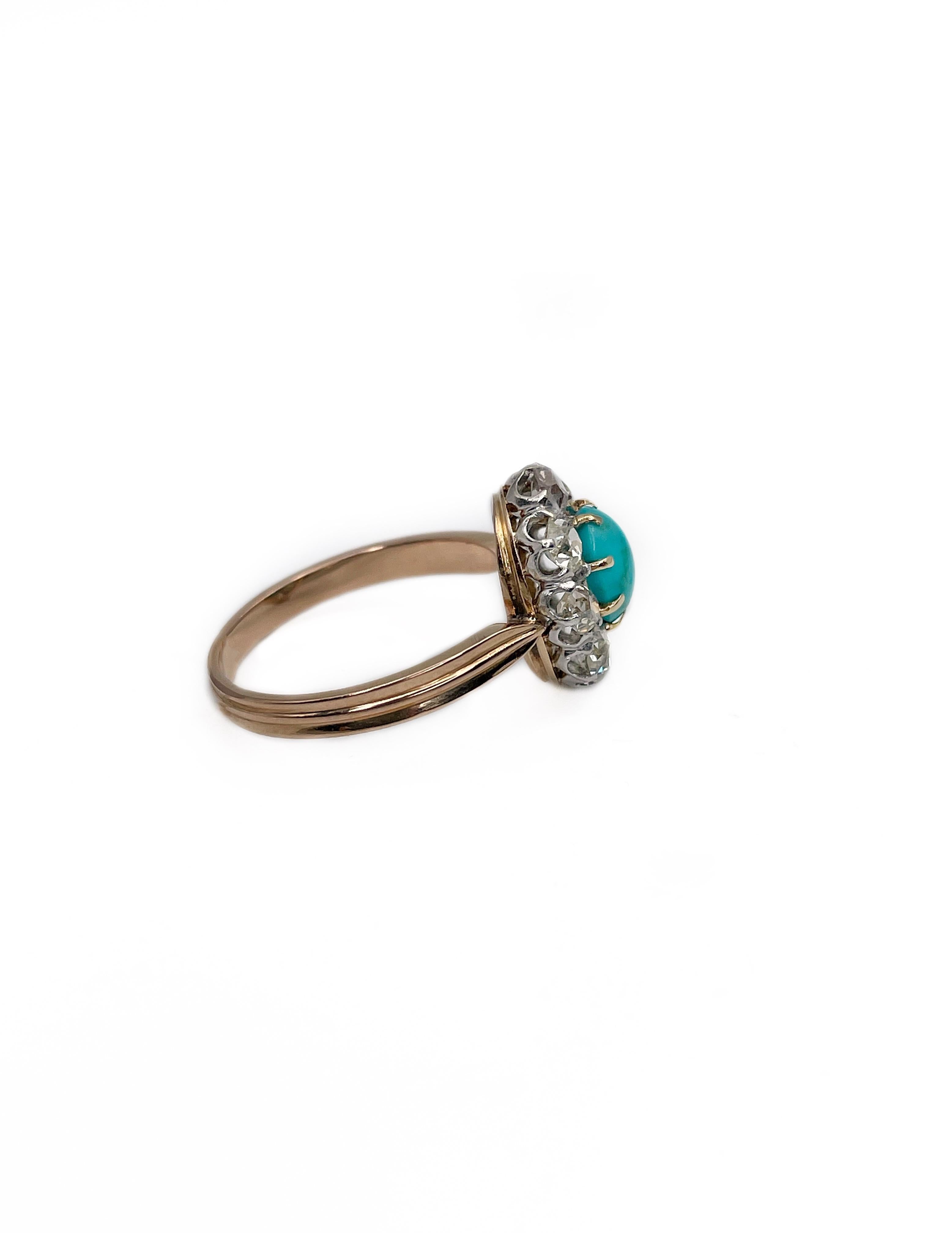 antique turquoise engagement rings