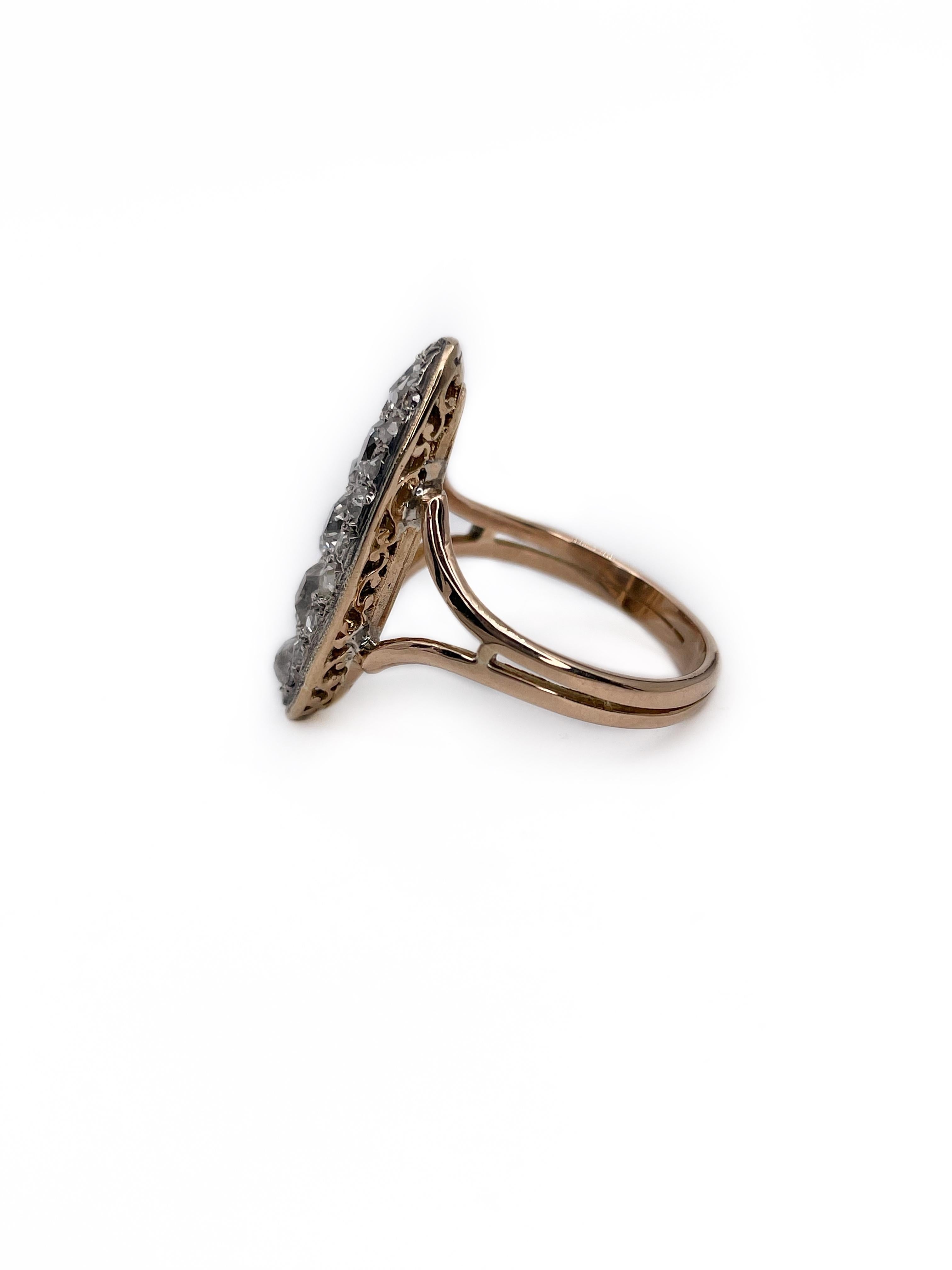 antique navette ring