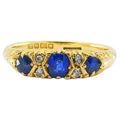 Sapphire Three-Stone Rings