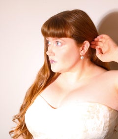 Antique Victorian 18K Gold & Silver 4.67ctw Old Cut Diamond Cluster Earrings