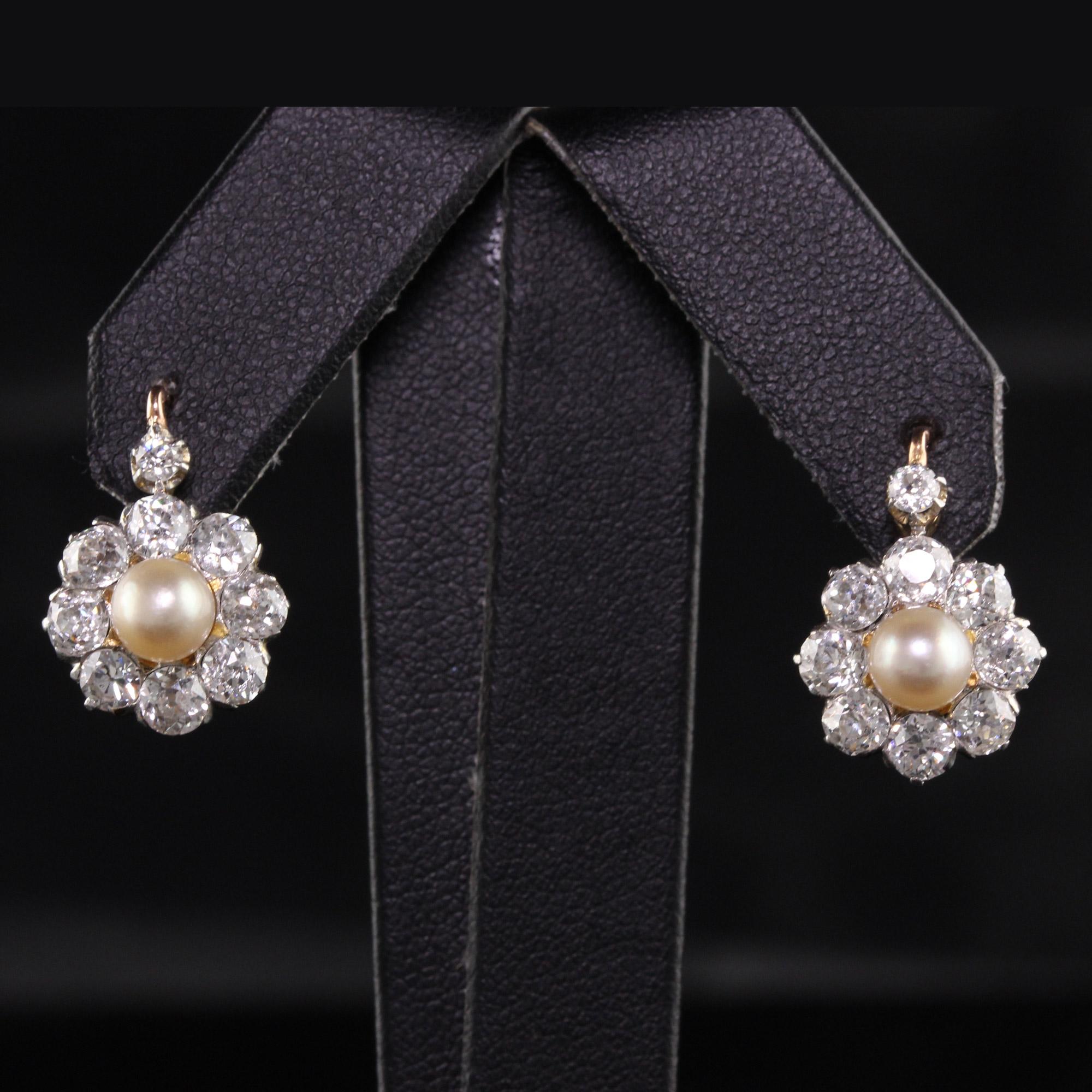 victorian pearl earrings