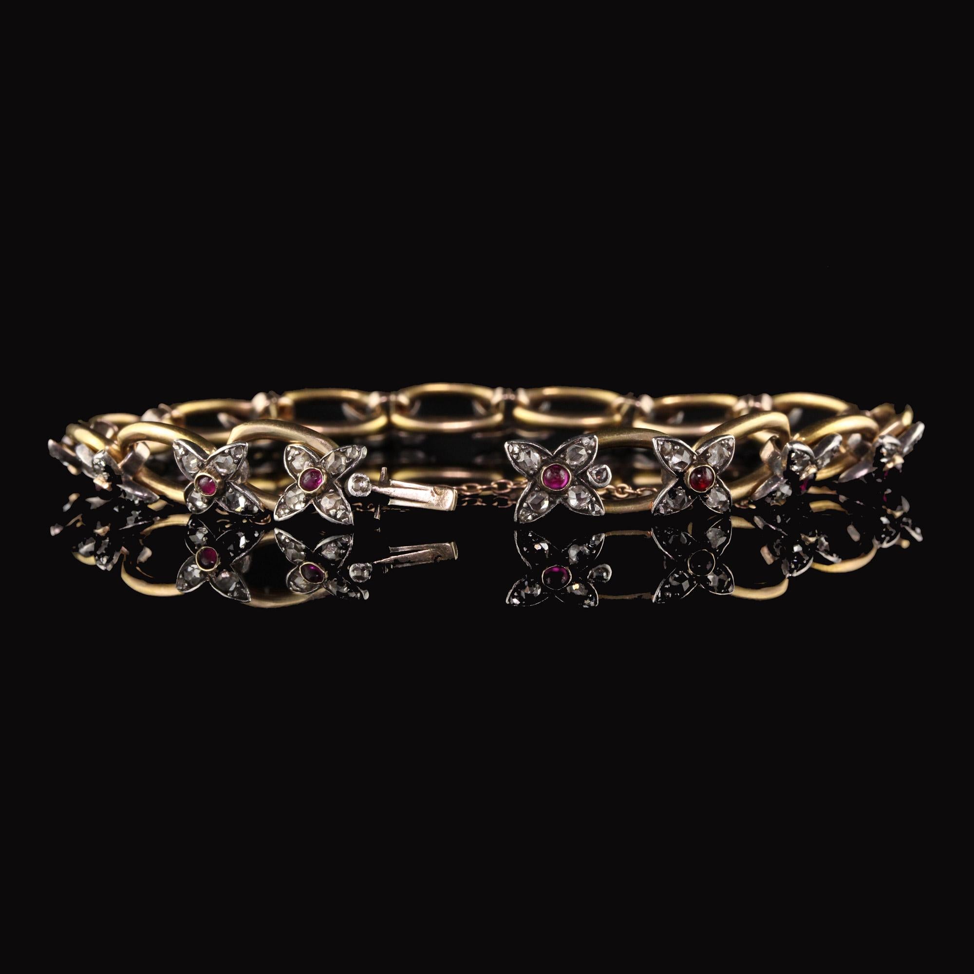antique ruby bracelet