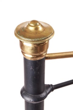 Antique Victorian 19th Century Brass and Iron Bed