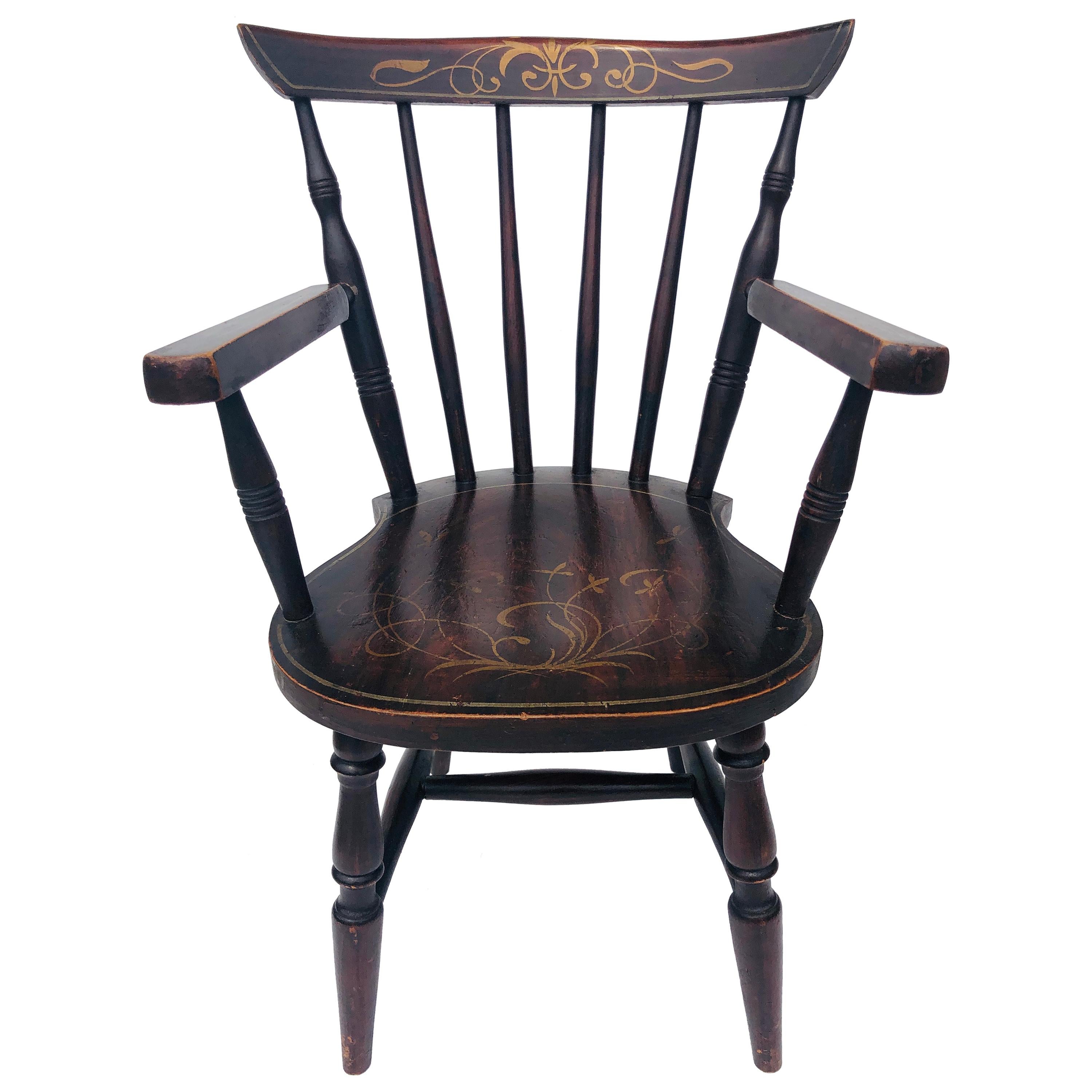 Antique Victorian 19th Century Child's Chair