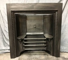 Antique Victorian 19th Century Coalbrookedale Hob Grate Fireplace Insert