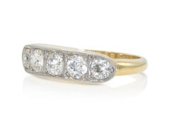 Antique Victorian 2.20 Carat Five-Stone Ring