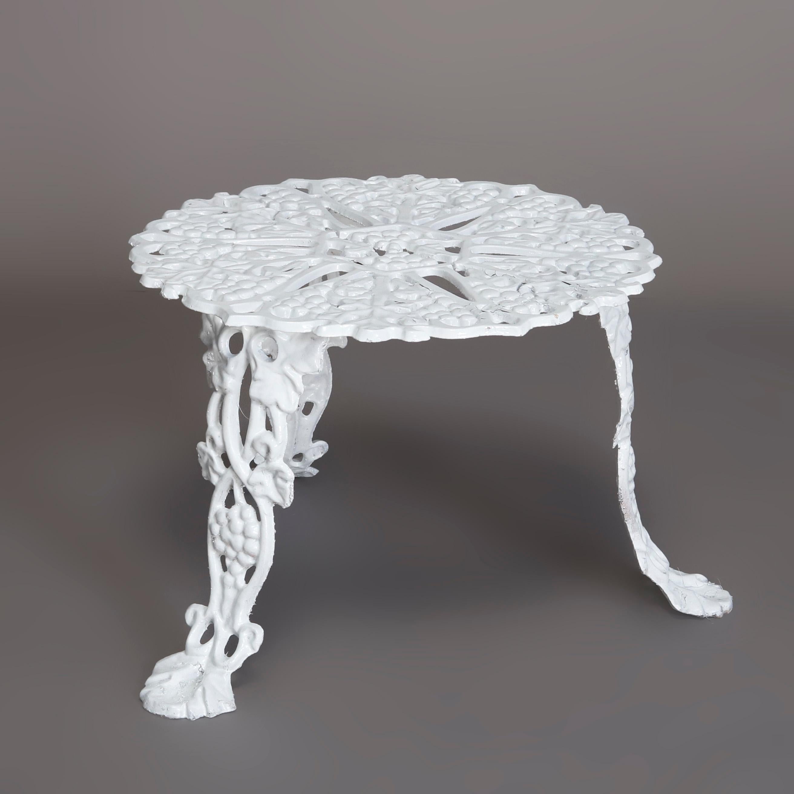 grape leaf cast iron furniture