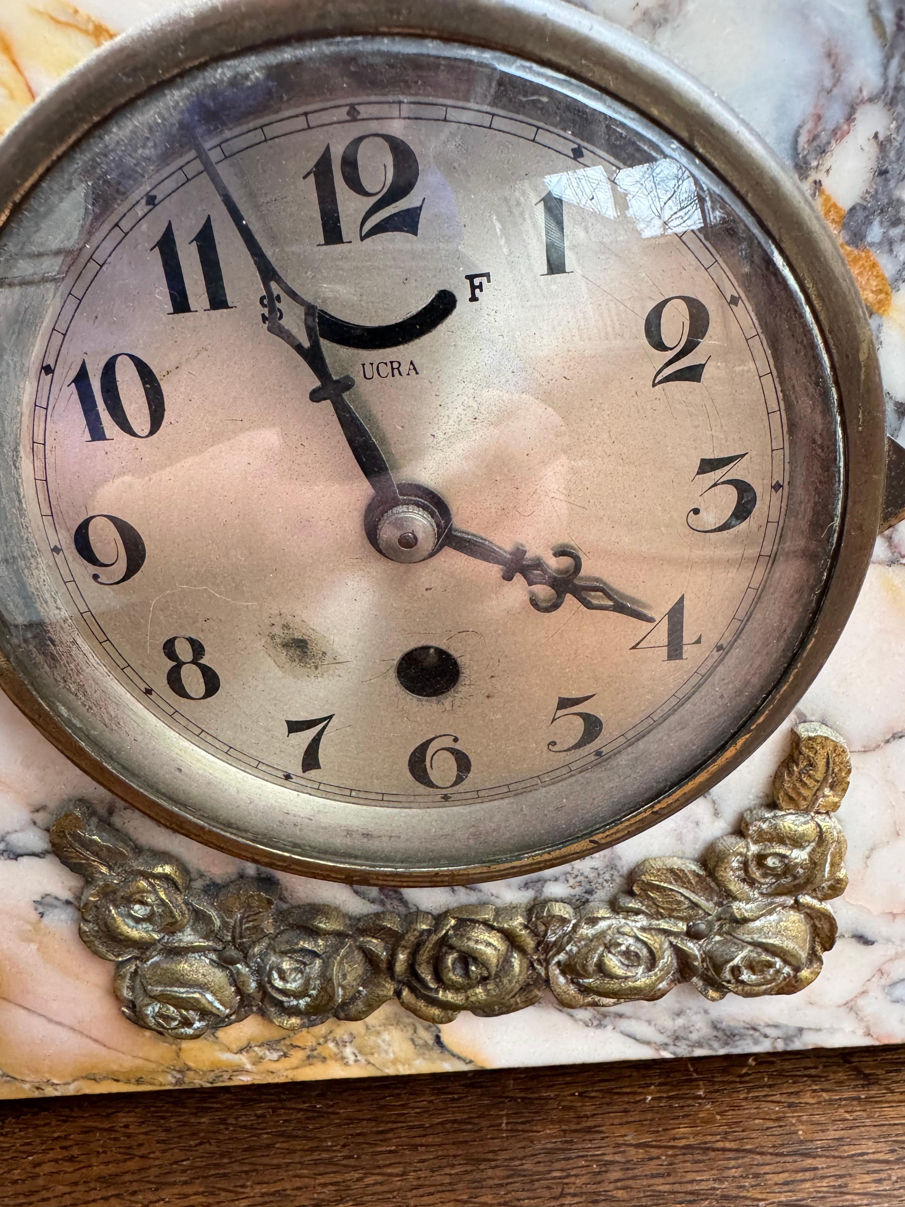 Antique Victorian  3-Piece Mantle Clock Set    HALF OFF SALE   need to go  W1944 For Sale 6